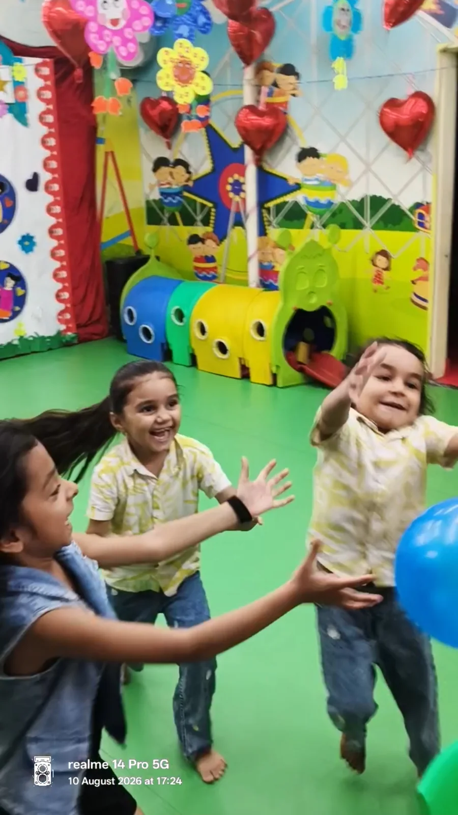 Children enjoying a playful movement session